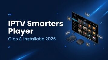 IPTV Smarters Player gids 2026 — hero banner